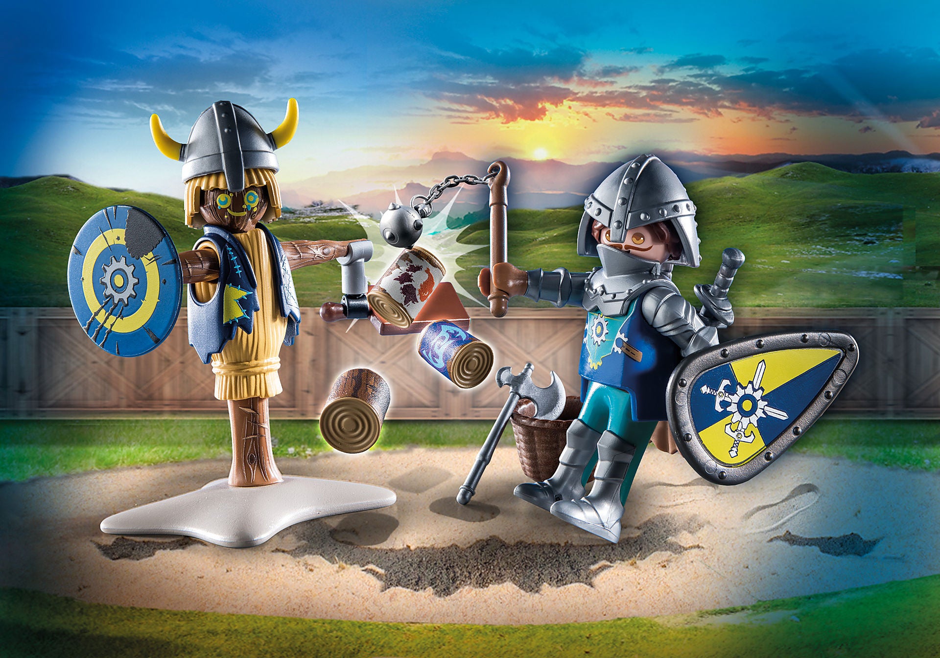 PLAYMOBIL NOVELMORE -  ENTRENAMIENTO PARA EL COMBATE - Z POP Toys