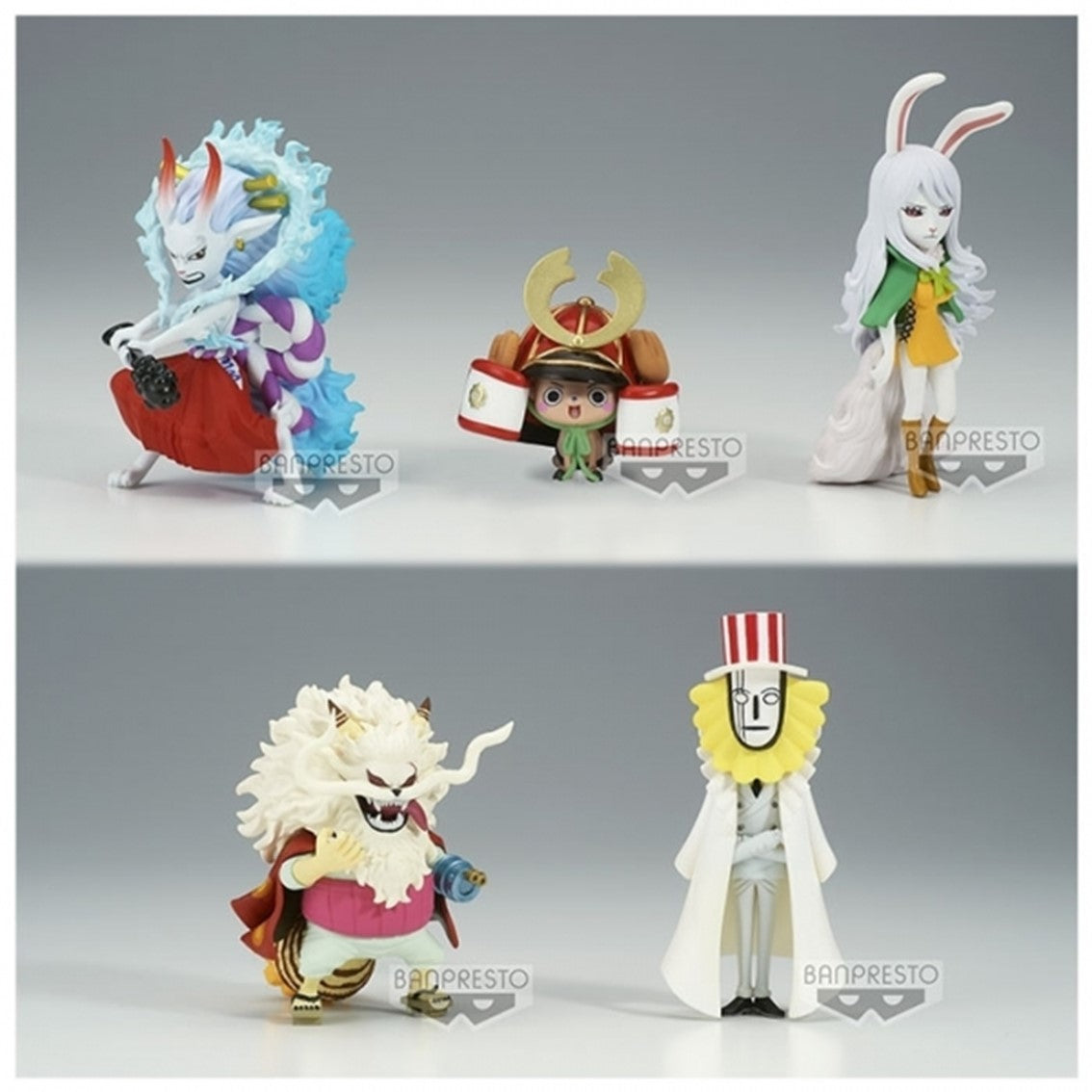 FIGURA BANPRESTO ONE PIECE WORLD COLLECTABLE FIGURE WANOKUNI ONIGASHIMA 7 CM UNIDAD ALEATORIA - Z POP Toys