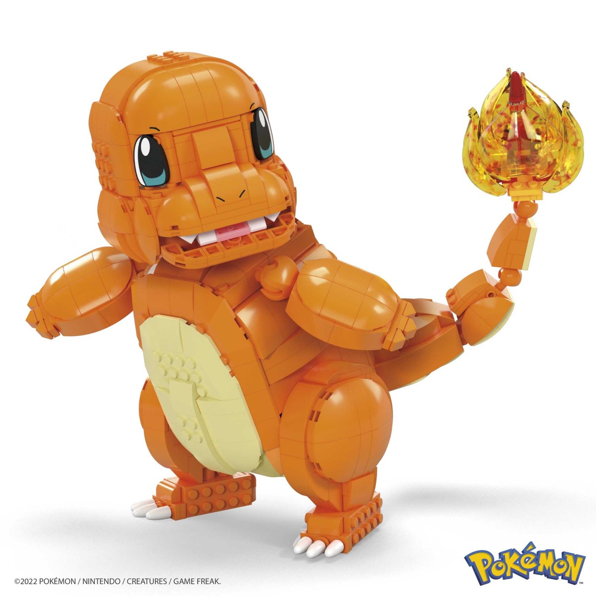 Figura mattel mega construx pokemon jumbo charmander 730 pcs