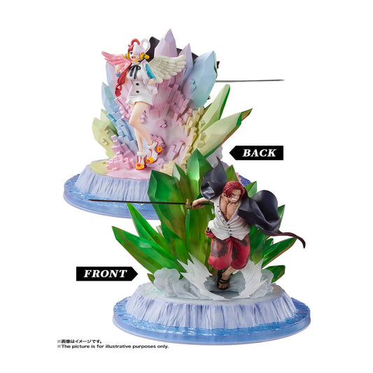 FIGURA TAMASHII NATIONS FIGUARTS ZERO ONE PIECE EXTRA BATTLE RED SHANKS & UTA