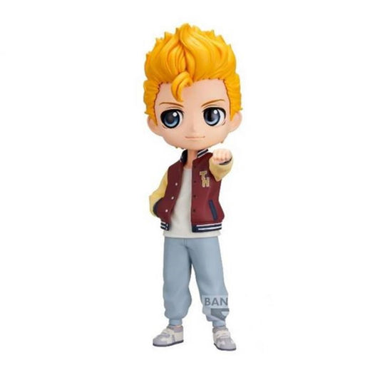 FIGURA BANPRESTO Q POSKET TOKYO REVENGERS TAKEMICHI HANAGAKI - PLAIN CLOTHES VER.A 14CM
