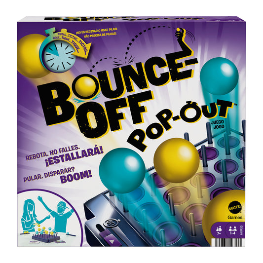 Juego de mesa mattel bounce off pop - out!