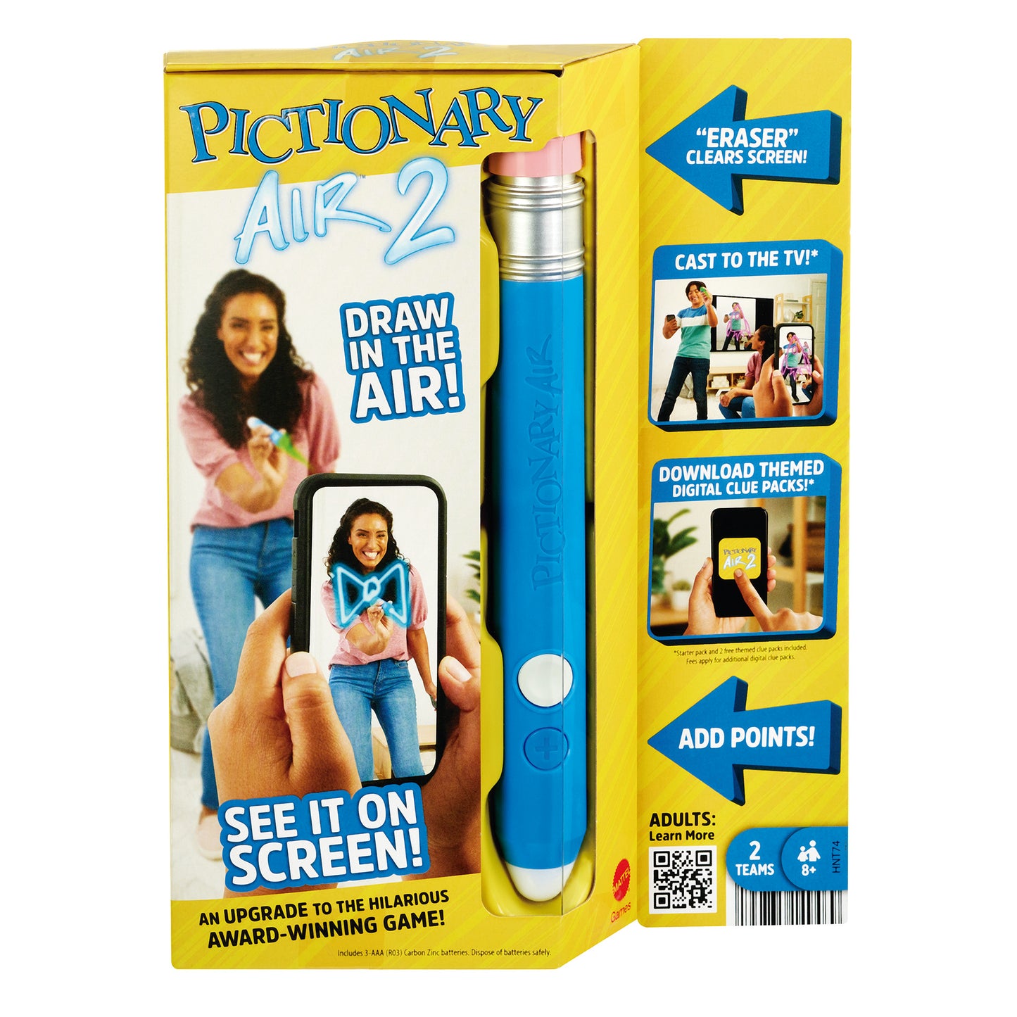 Juego de mesa mattel pictionary air 2.0