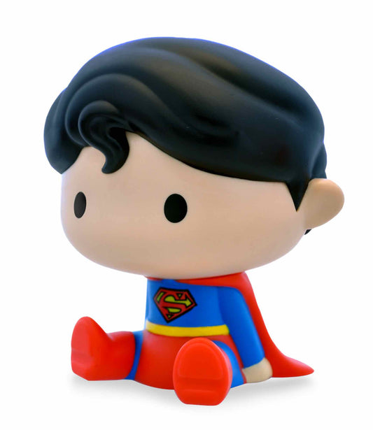 FIGURA HUCHA PLASTOY DC COMICS JUSTICE LEAGUE SUPERMAN CHIBI