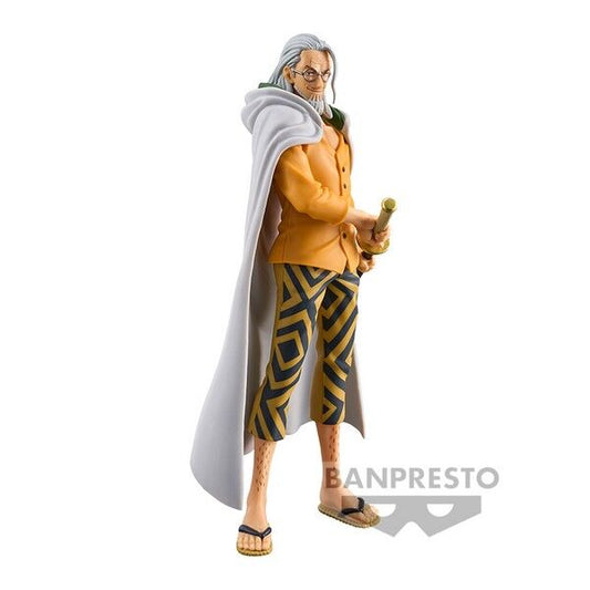 Figura banpresto one piece wanokuni dxf the grandline series silvers rayleigh 17cm