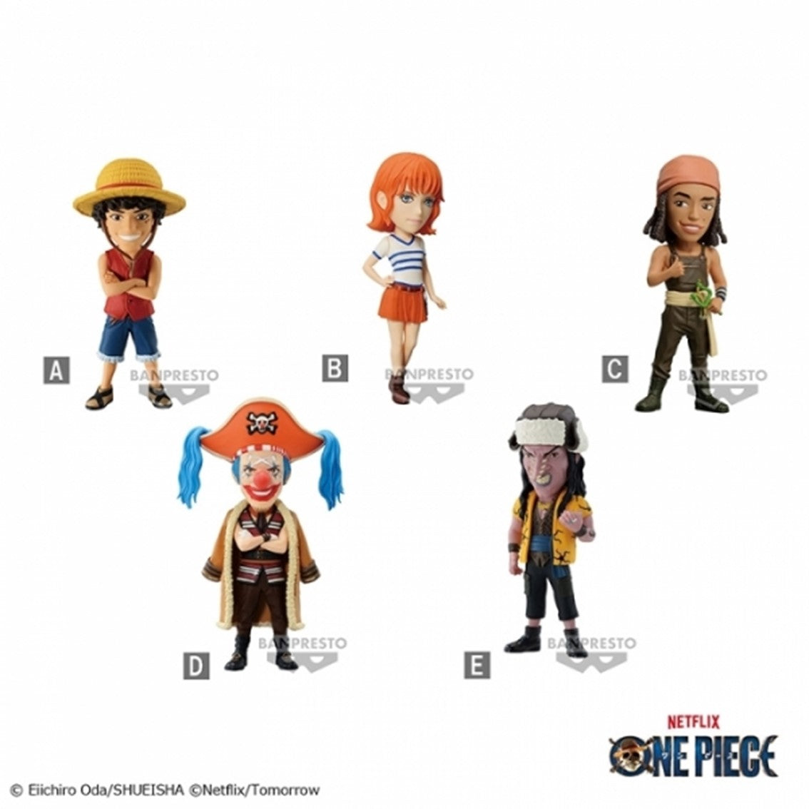 FIGURA BANPRESTO ONE PIECE NETFLIX WORLD COLLECTABLE VOL.1 7CM