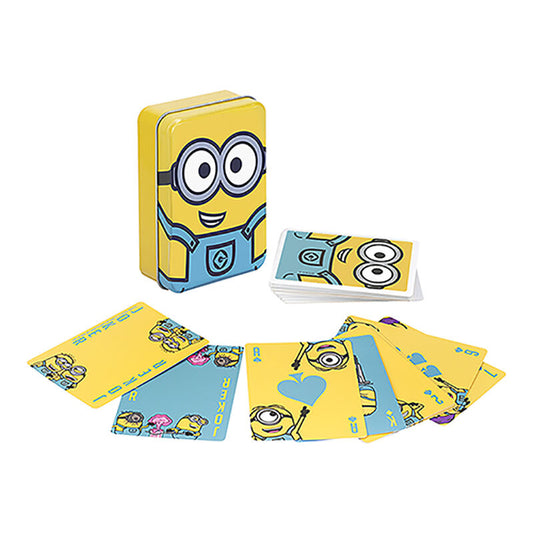 BARAJA DE NAIPES EN CAJA METÁLICA PALADONE MINIONS - Z POP Toys