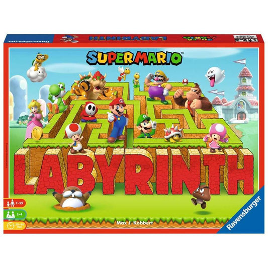 Juego de mesa ravensburger labyrinth super mario