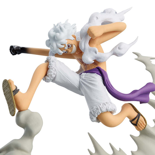 Figura banpresto one piece senkozekkei monkey d luffy gear 5 7cm