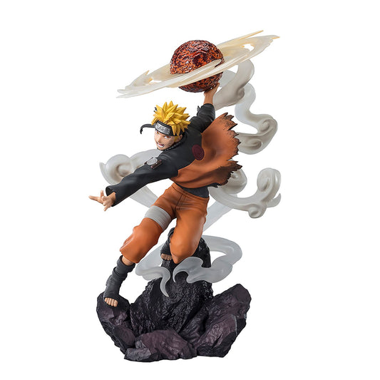 Figura tamashii nations figuarts zero extra battle naruto shippuden naruto uzumaki sage art lava release rasenshuriken