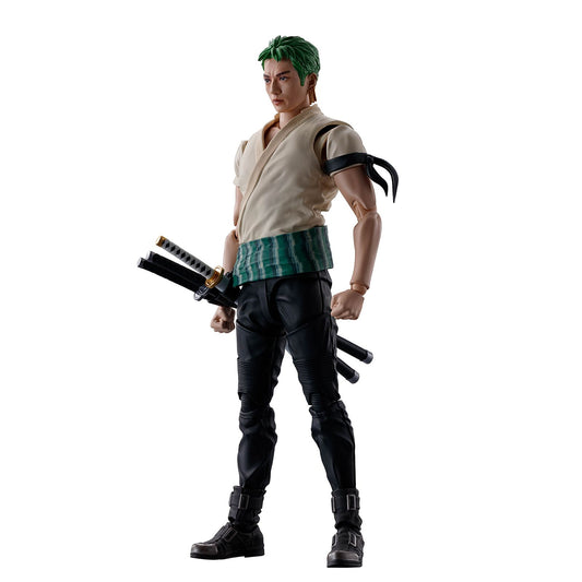 Figura tamashii nations sh figuarts one piece netflix series roronoa zoro