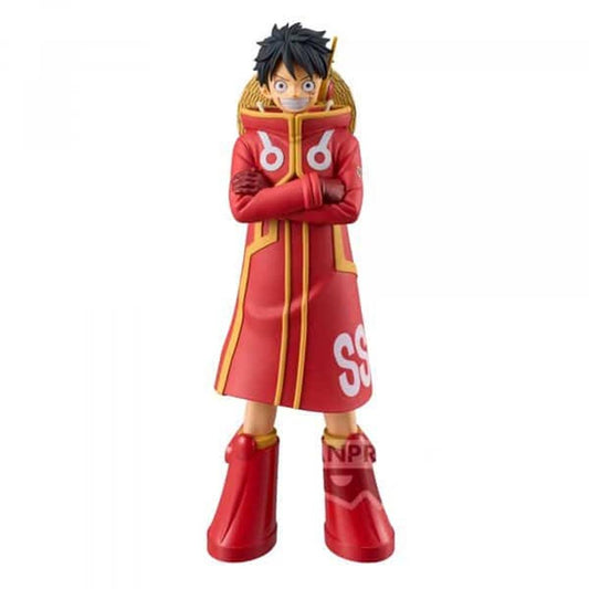 FIGURA BANPRESTO ONE PIECE DXF THE GRANDLINE SERIES EGG HEAD LUFFY 16CM
