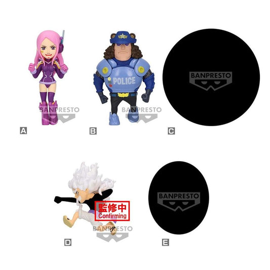 FIGURA BANPRESTO ONE PIECE WORLD COLLECTABLE EGG HEAD 3 UNIDAD ALEATORIA