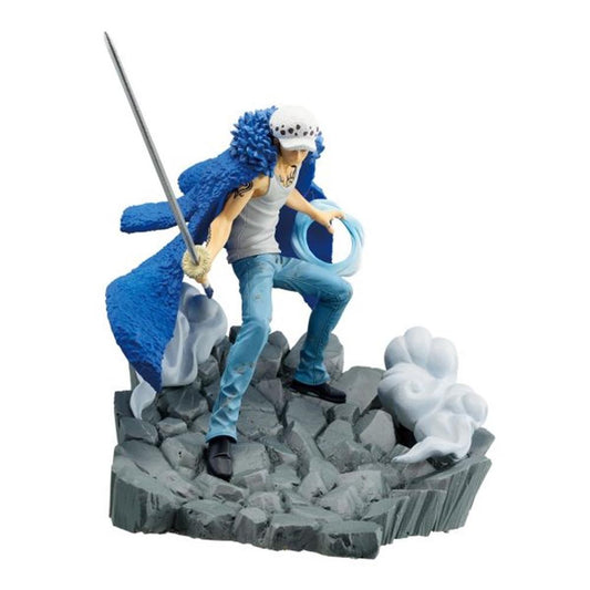 Figura banpresto one piece senkozekkei trafalgar law