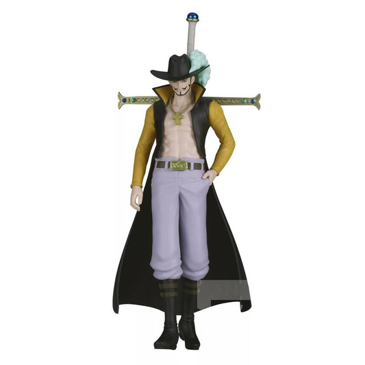 Figura banpresto one piece the shukko dracule mihawk 16cm