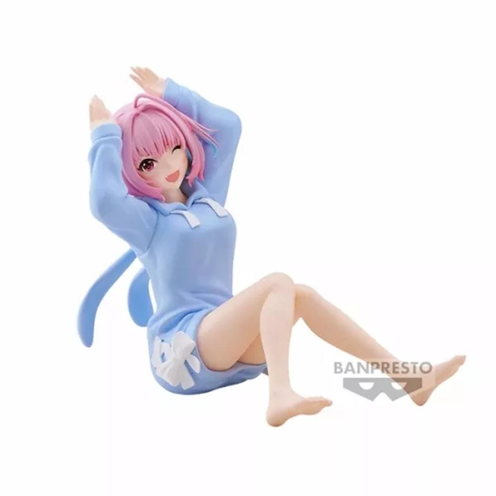 Figura banpresto the idolmaster cinderella girls relax time riamu yumeni 10cm