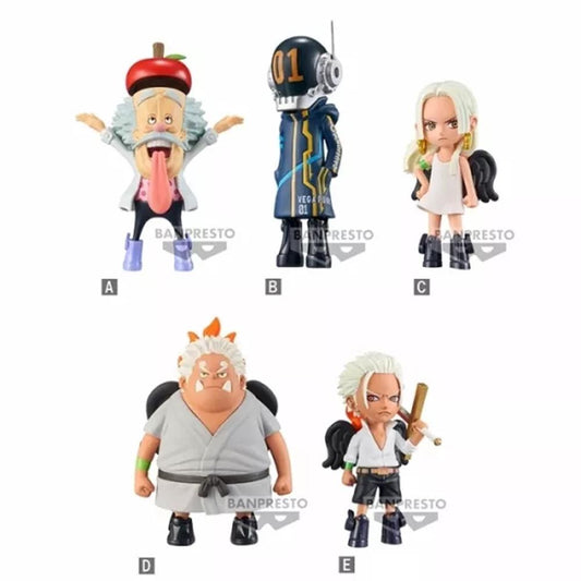 FIGURA BANPRESTO ONE PIECE WORLD COLLECTABLE EGG HEAD 4 1 DE 7CM UNIDAD ALEATORIA