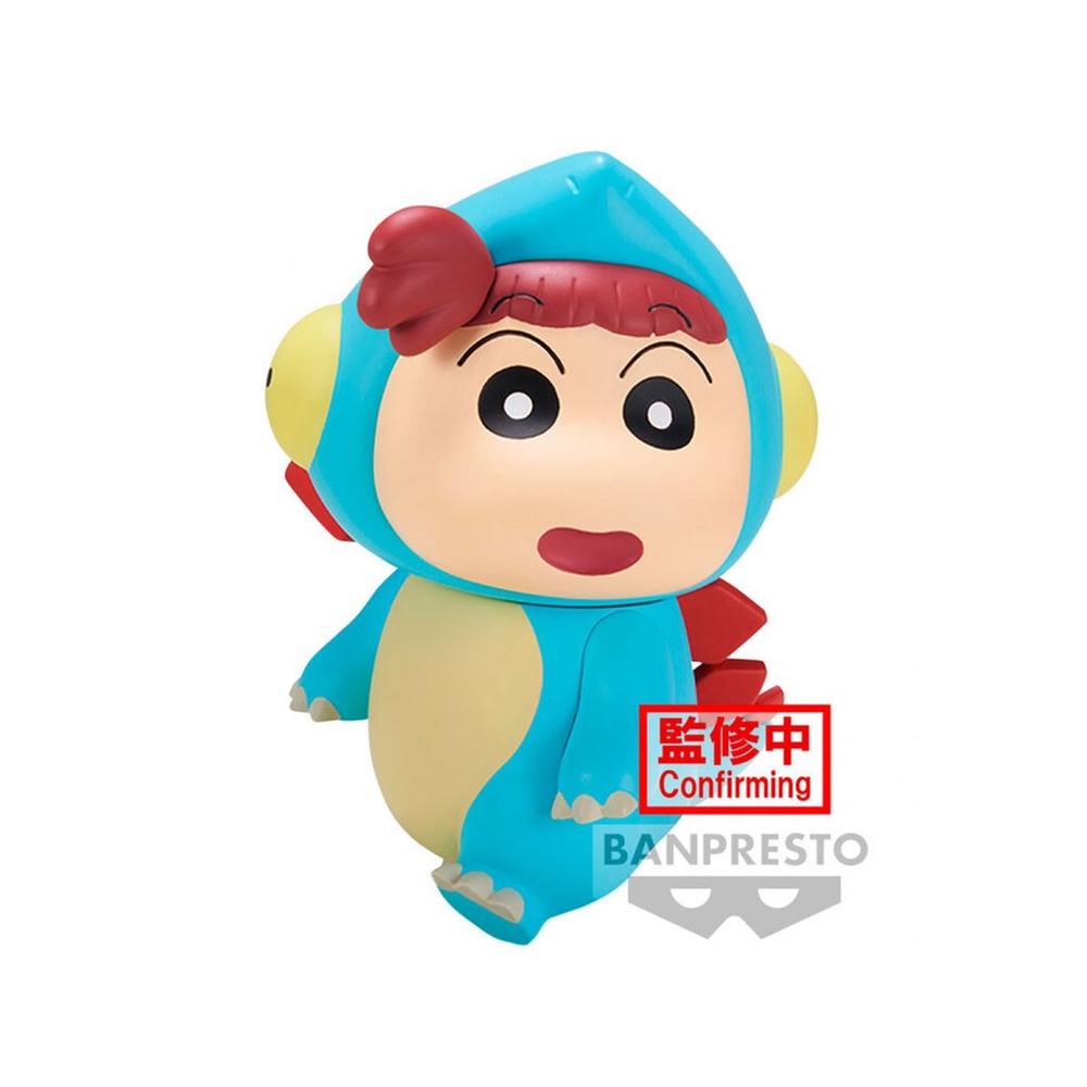 FIGURA BANPRESTO: SHIN CHAN CRAYON DINO STEGOSAURUS NENE CHAN