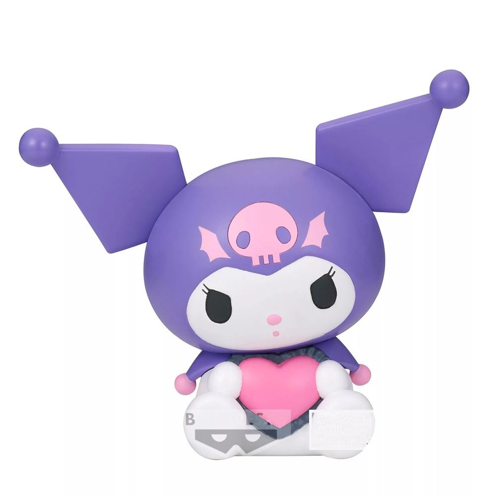 FIGURA BANPRESTO SANRIO SOFVIMATES KUROMI PURPLE 14CM