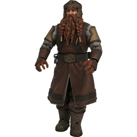 FIGURA DIAMOND COLLECTION EL SEÑOR DE LOS ANILLOS SERIES 1 RE - RUN GIMLI 18CM