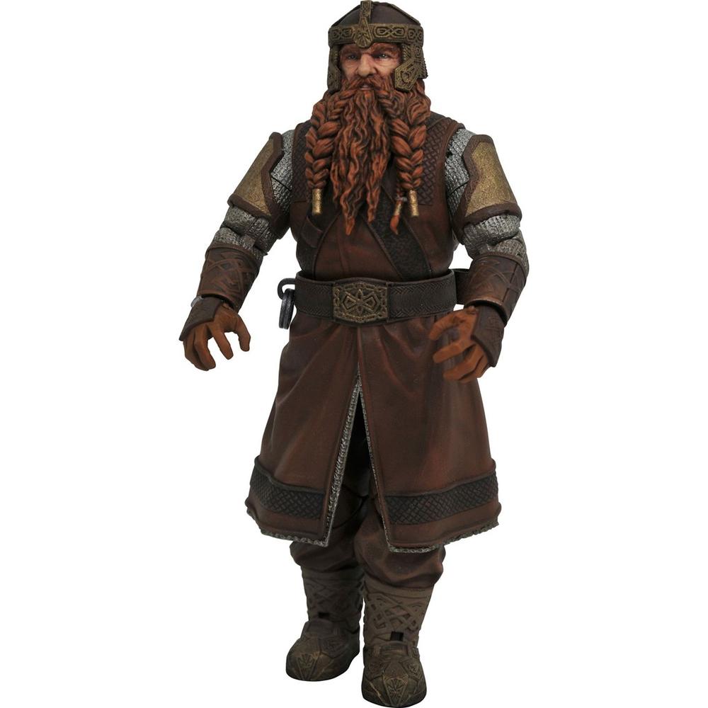 FIGURA DIAMOND COLLECTION EL SEÑOR DE LOS ANILLOS SERIES 1 RE - RUN GIMLI 18CM - Z POP Toys