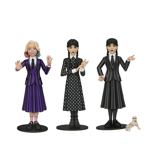 Surtido figuras neca wednesday addams toony terrors