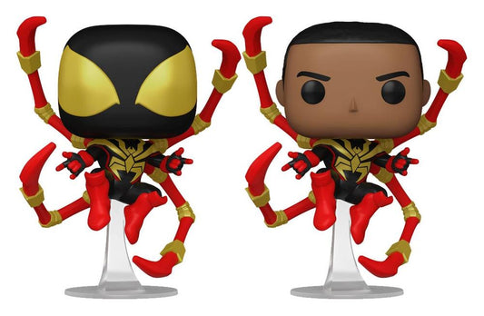 FUNKO POP MARVEL SPIDER - MAN COMICS MILES MORALES IRON SPIDER W - CHASE ALEATORIO - Z POP Toys