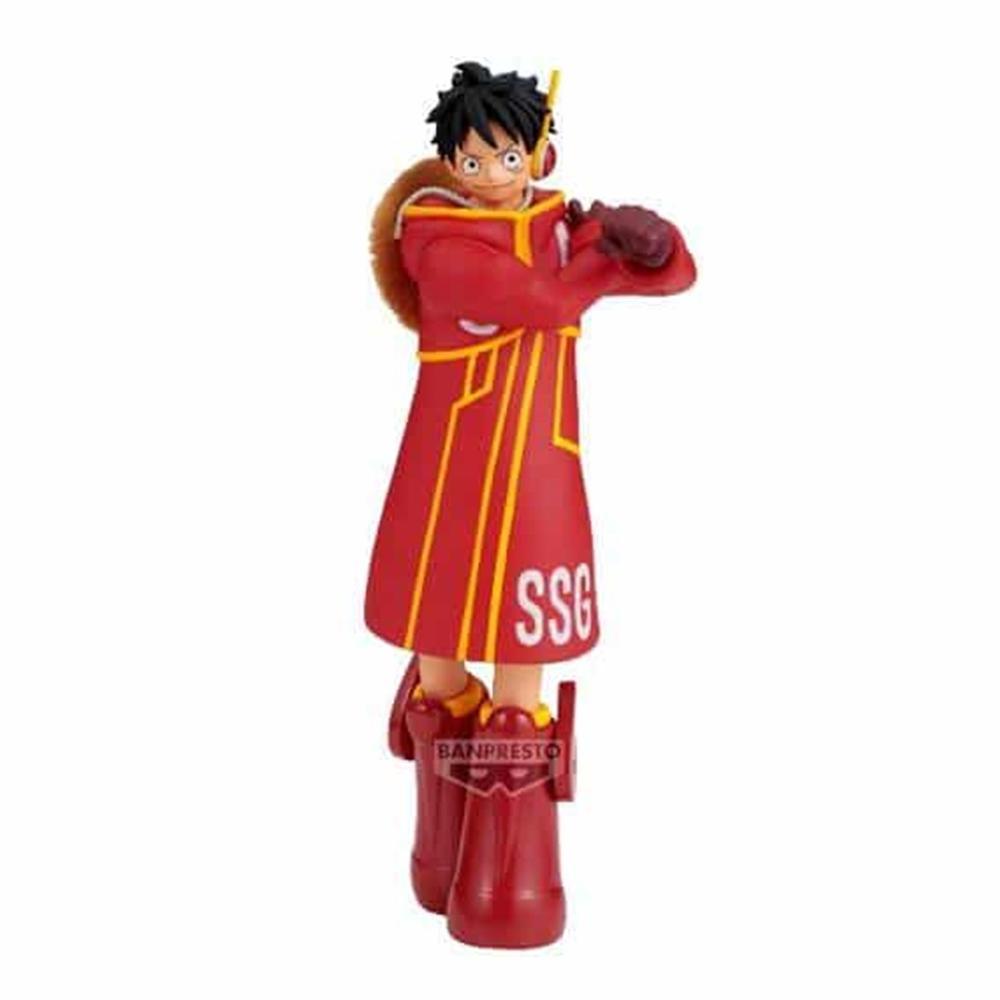 FIGURA BANPRESTO ONE PIECE THE SHUKKO MONKEY D. LUFFY VER. EGGHEAD 14CM