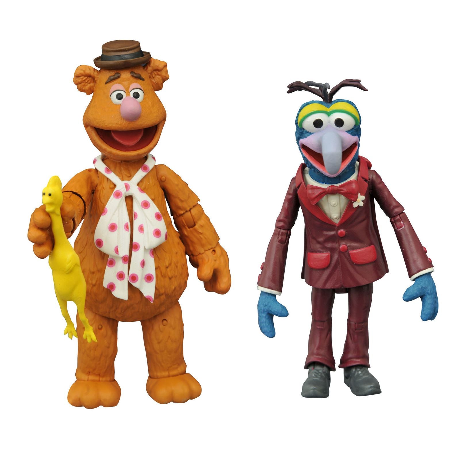 SET DE 2 FIGURAS DIAMOND SELECT TOYS THE MUPPETS LOS TELEÑECOS GONZO AND FOZZIE - Z POP Toys