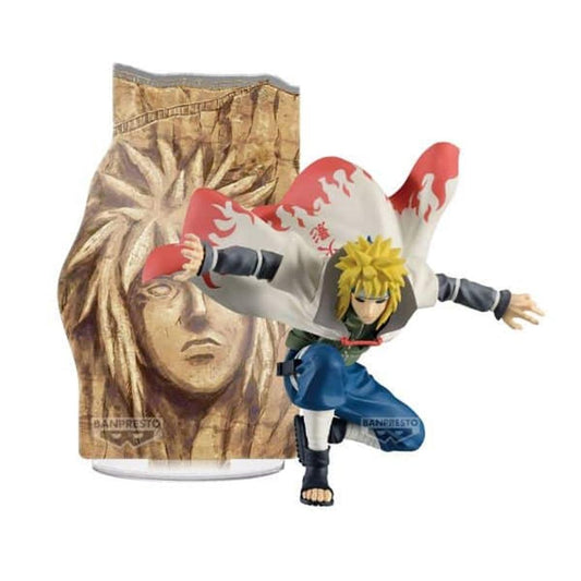 FIGURA BANPRESTO NARUTO SHIPPUDEN PANEL SPECTACLE MINATO NAMIKAZE 7CM