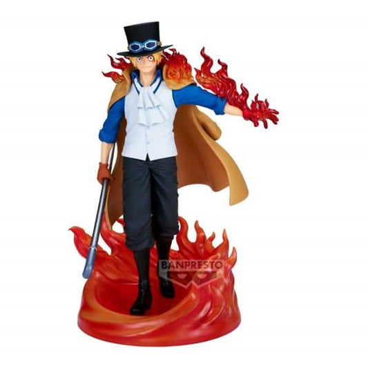 FIGURA BANPRESTO ONE PIECE THE SHUKKO LOGIA  SABO SPECIAL EDITION 17CM