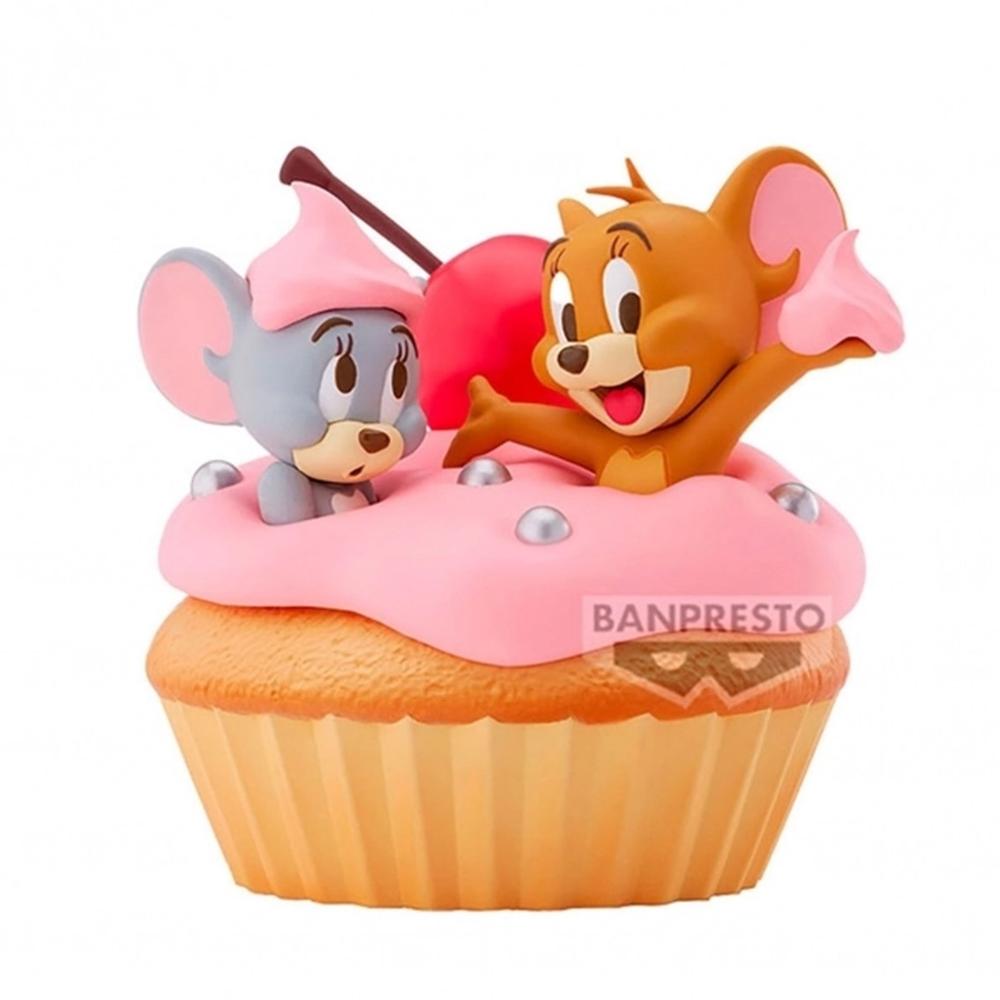 FIGURA BANPRESTO TOM AND JERRY BIG SOFT VINYL FIGURE SWEET CUPCAKE 11CM
