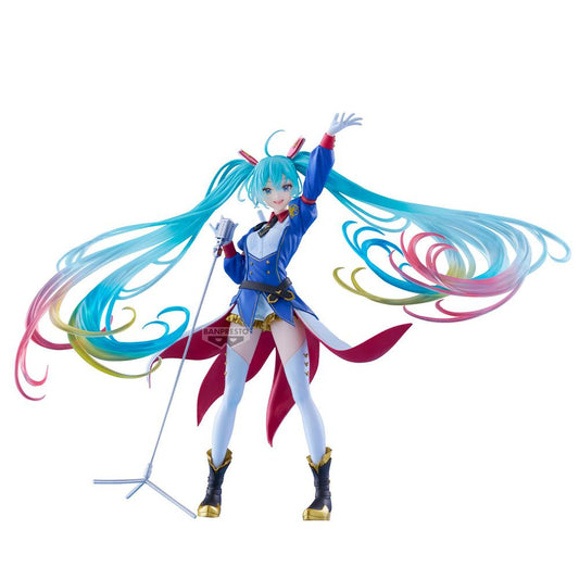 FIGURA BANPRESTO GUNDAM 45TH×HATSUNE MIKU EVOLVE