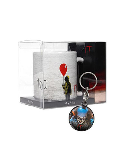 YOU'LL FLOAT TOO TAZA + REGALO LLAVERO METALICO IT