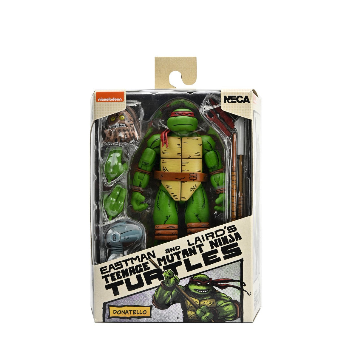 FIGURA NECA TEENAGE MUTANT NINJA TURTLES MIRAGE COMICS DONATELLO SCALE ACTION 18CM