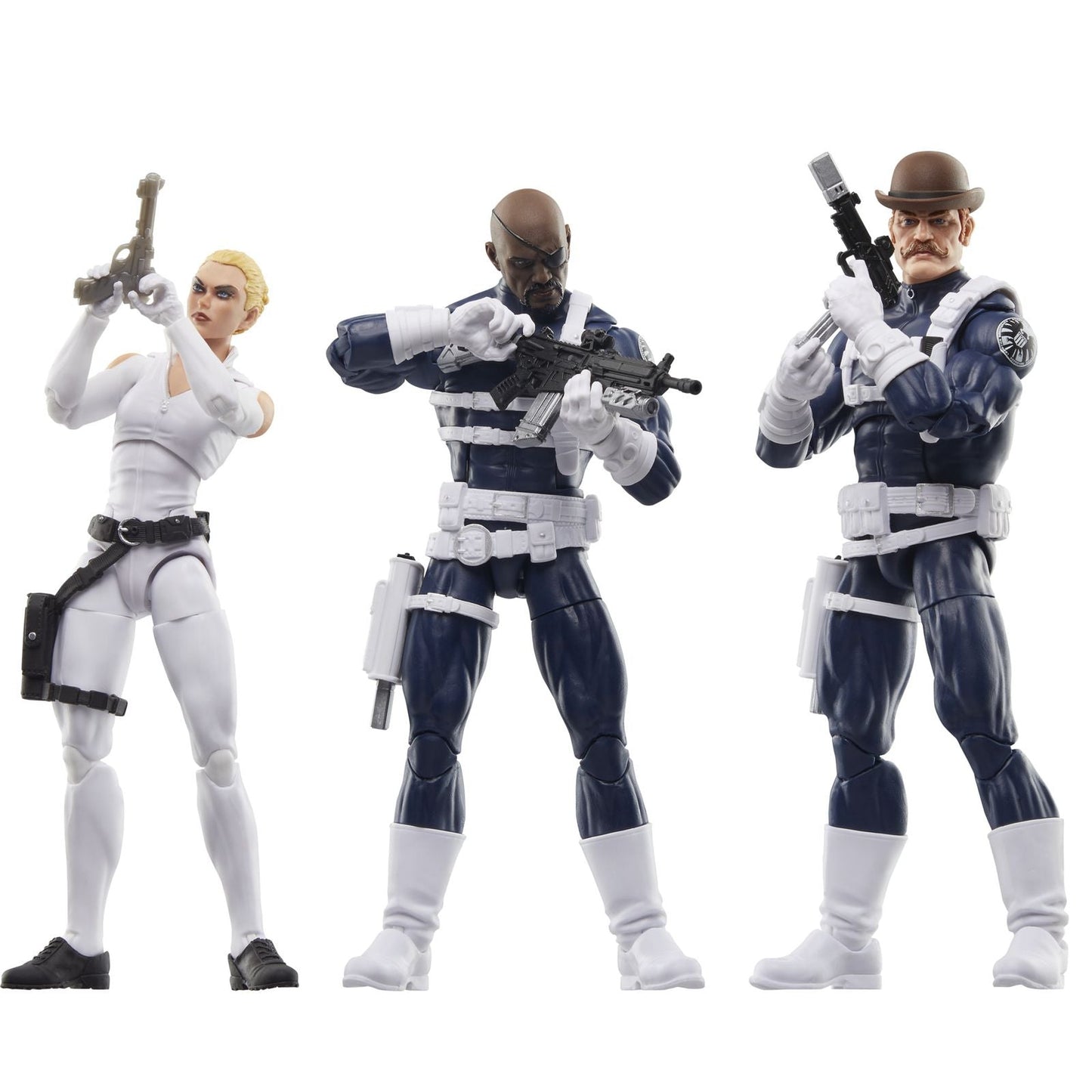 DUM DUM DUGAN, NICK FURY JR. & SHARON CARTER PACK 3 FIG. 15 CM CAPTAIN AMERICA MARVEL LEGENDS SERIES