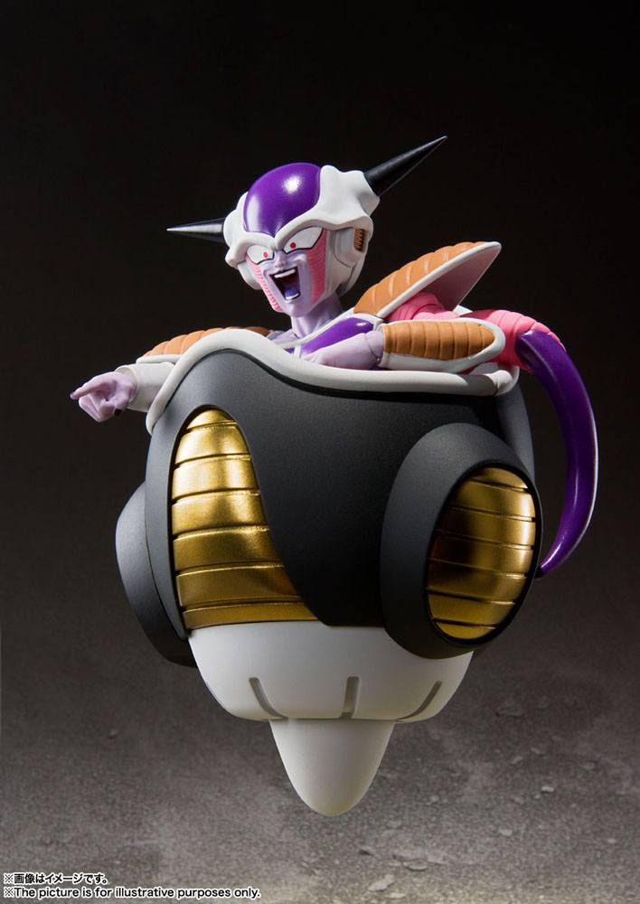 Sh Figuarts Dragon Ball Z Frieza First Form & Frieza Pod Set RE-RUN - Z POP Toys