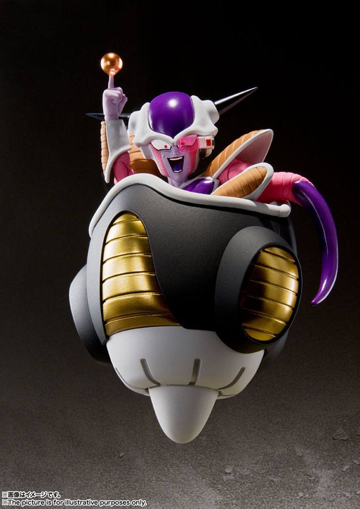 Sh Figuarts Dragon Ball Z Frieza First Form & Frieza Pod Set RE-RUN - Z POP Toys