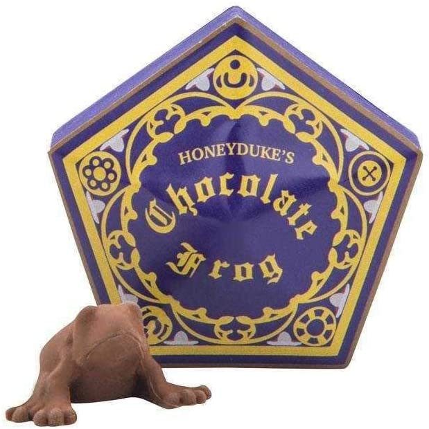 FIGURA DE GOMA GOMEE HARRY POTTER RANA DE CHOCOLATE 6 CM