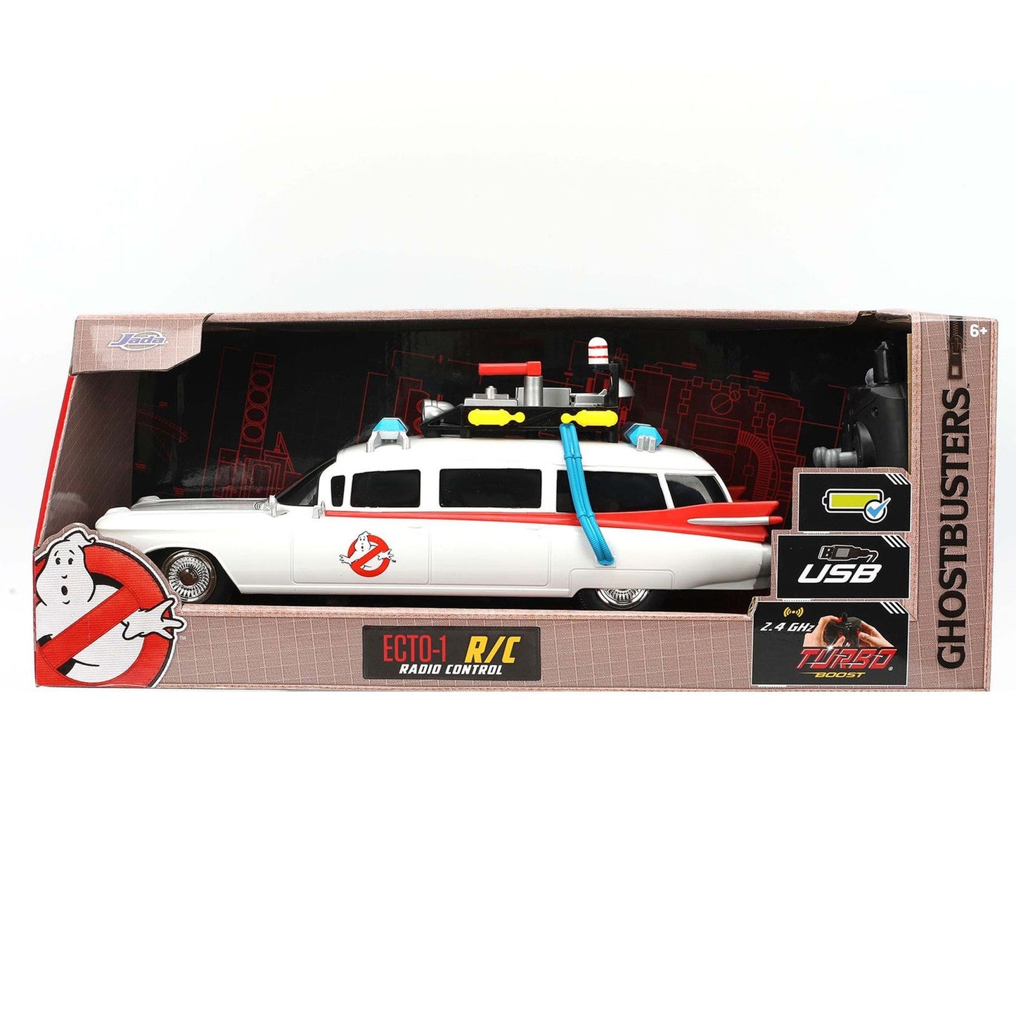 ECTO-1 RADIOCONTROL 1/16 SCALE GHOSTBUSTERS RC TURBO RACER
