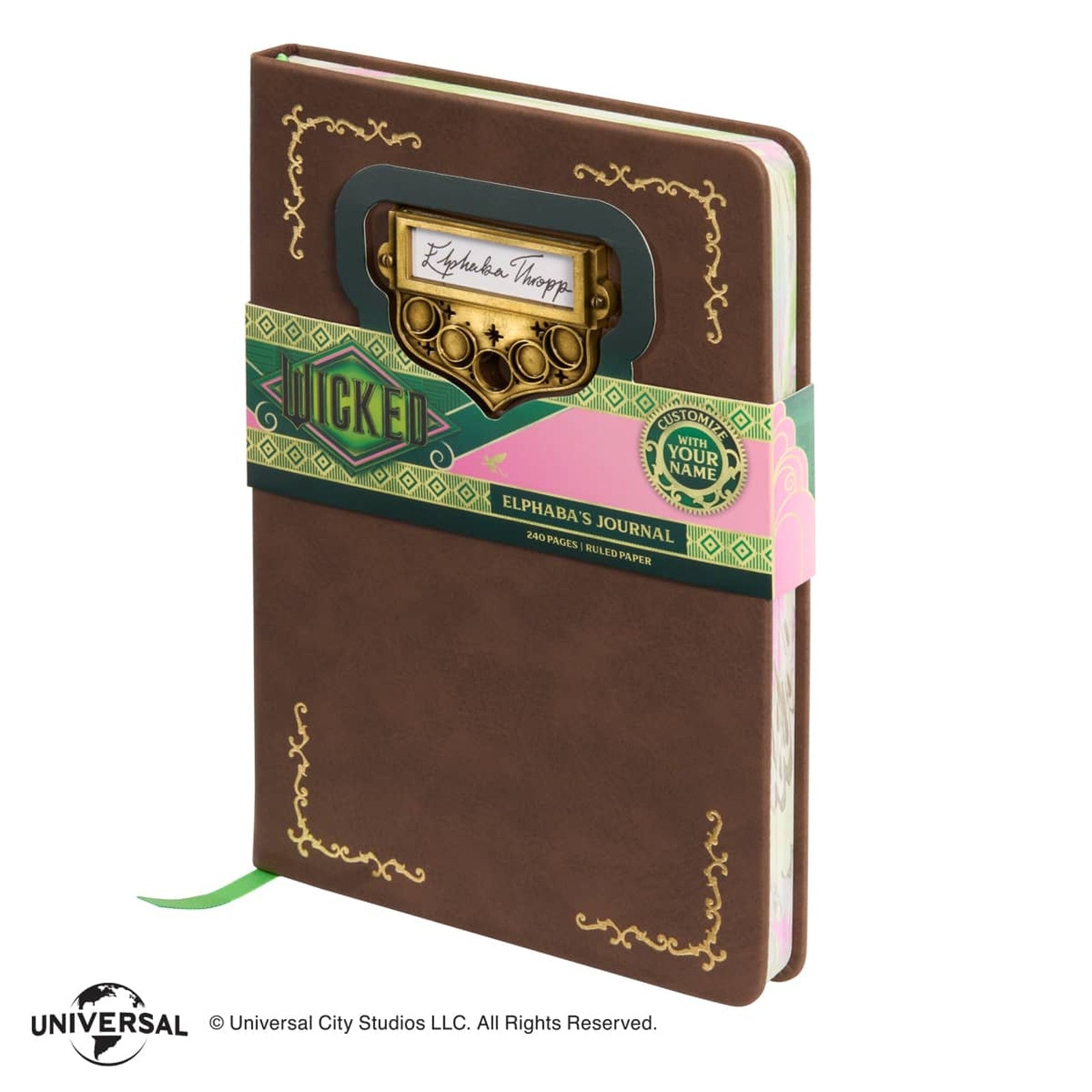 ELPHABA DIARIO 15X21 CM WICKED