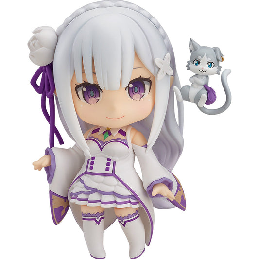 EMILIA FIGURA 10 CM RE:ZERO -STARTING LIFE IN ANOTHER WORLD- NENDOROID RE-RUN