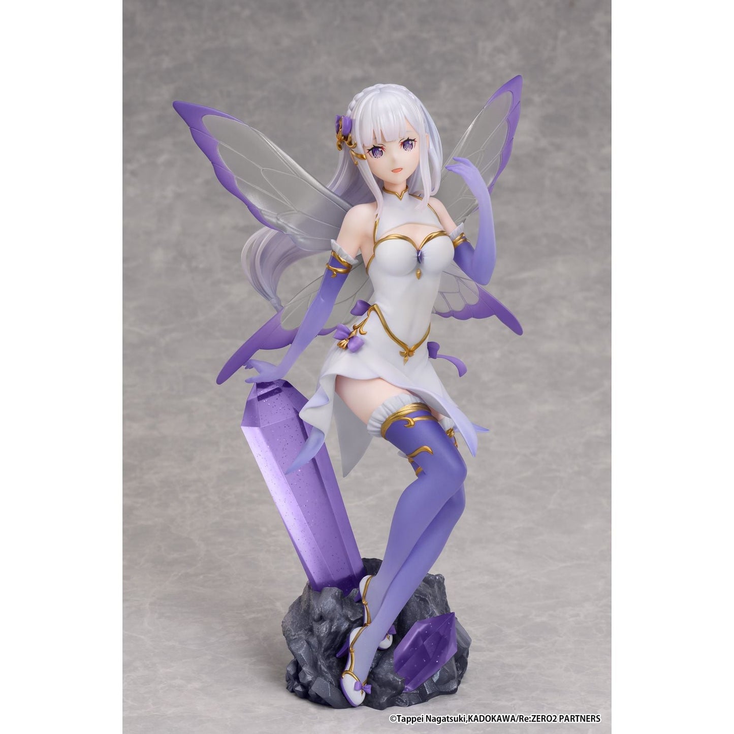 EMILIA JEWEL PRINCESS VER. STATUE 23 CM RE:ZERO STARTING LIFE IN ANOTHER WORLD 1/7 SCALE