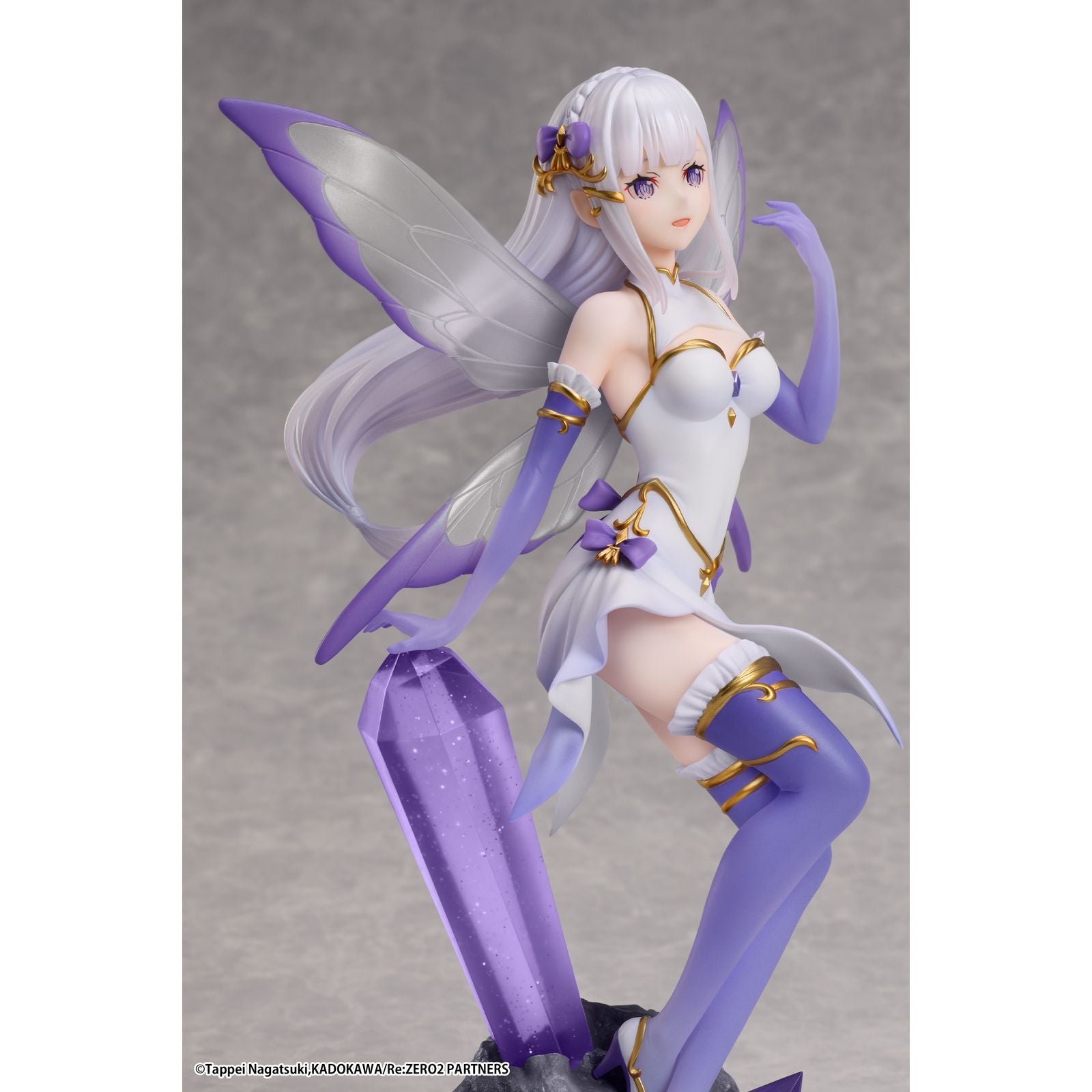 EMILIA JEWEL PRINCESS VER. STATUE 23 CM RE:ZERO STARTING LIFE IN ANOTHER WORLD 1/7 SCALE