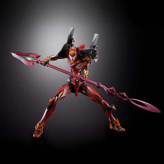 EVANGELION 02 PRODUCTION MODEL WITH THE SPEAR OF CASSIUS FIGURA 22 CM EVANGELION 30TH ANNIVERSARY METAL BUILD COLLECTORS
