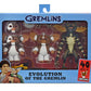 EVOLUTION OF THE GREMLIN 40TH ANNIVERSARY BOX SET 3 SCALE ACTION FIG. 18 CM GREMLINS