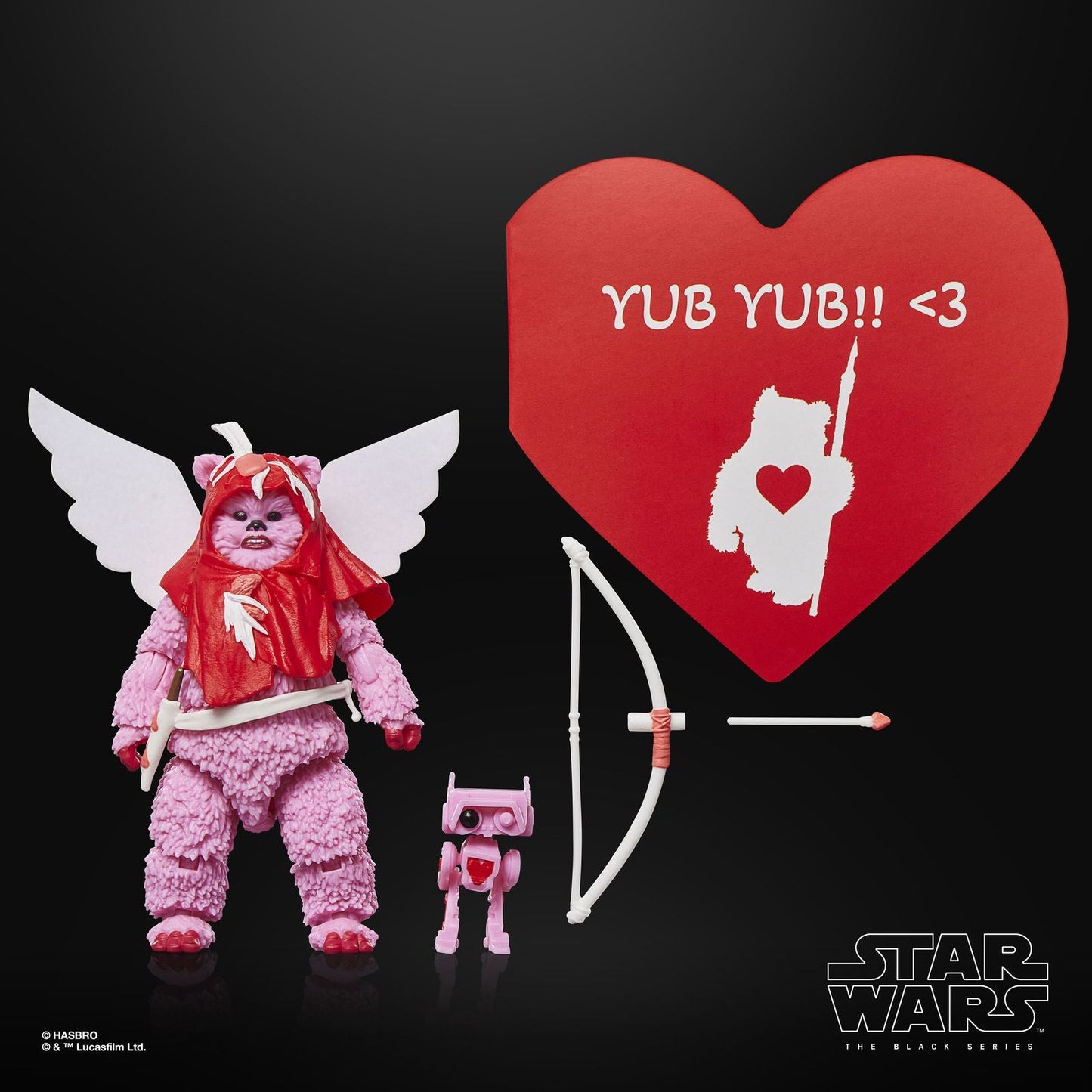 EWOK VALENTINE'S DAY EDITION FIGURA 15 CM STAR WARS THE BLACK SERIES 