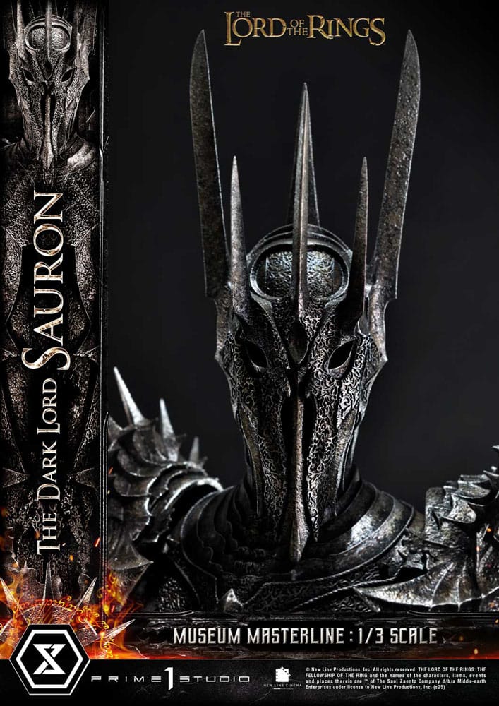 El Señor de los Anillos Estatua Museum Masterline Series 1/3 The Dark Lord Sauron 117 cm