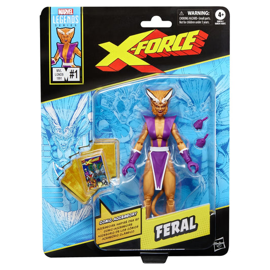 FERAL FIGURA 15 CM X-FORCE MARVEL LEGENDS SERIES