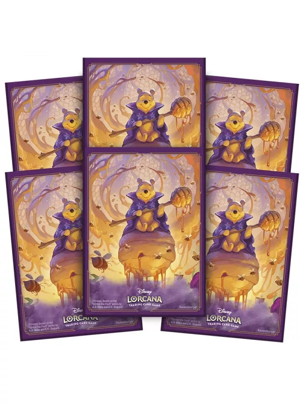 Fundas Estándar Winnie the Pooh – Hunny Wizard Azurite Sea - Disney Lorcana TCG